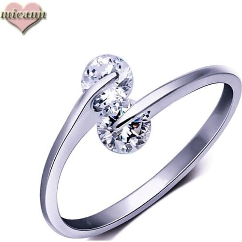 Ring Simple Crystal Dainty Alien Anillos Ajustables Para m Angel For Women Lightning Offers Set Love Fashion Ofertas Relampago