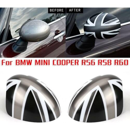 Fold Wing Mirror Cover Cap For BMW MINI COOPER R56 R58 R60 Car Manual New High quality