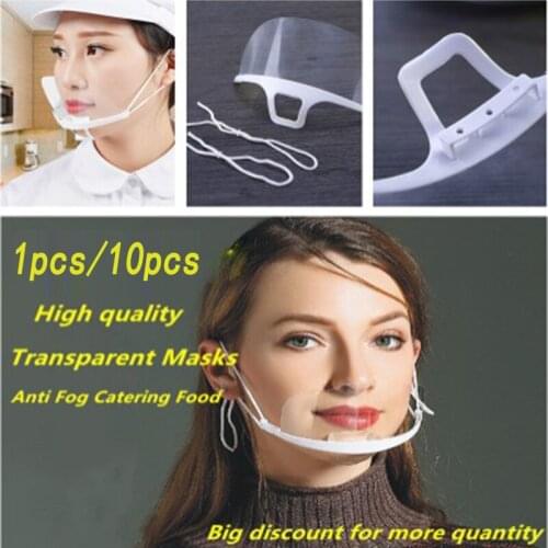 Kitchen anti spittle chef protective cover food hygiene plastic kitchen restaurant anti lampblack