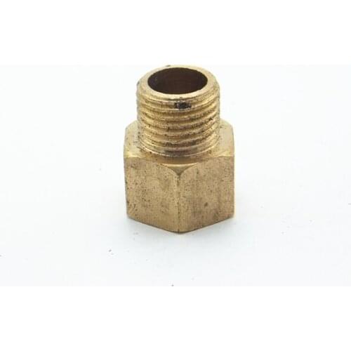 M14*1.5mm Female Thread x 1/4" BSP Male Thread Length 18mm Connection Brass Pipe Fitting Adapter Coupler Connector