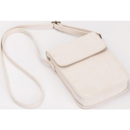 Mobile phone bag mini bag Korean version ins Japanese canvas bag literary female net red messenger coin purse