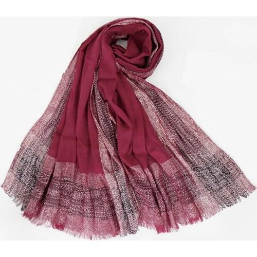 Fashion winter solid scarf lurex glitter cotton poncho women shawl warm scarves muslim hijab soft pashmina foulard 12 color