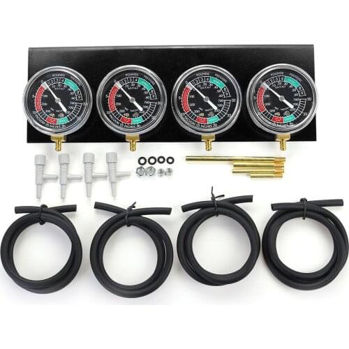 Motorcycle Carburetor Vacuum Balancer Synchronizer Gauge 4 Cylinder Kit For Motorcycle Motorbike Carbs