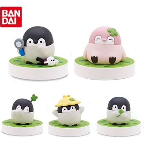 Bandai Genuine Gashapon KoupenChan Four Leaf Clover Series Cute Anime Action Figures Collectible Model Gacha Gifts Toys for Kids