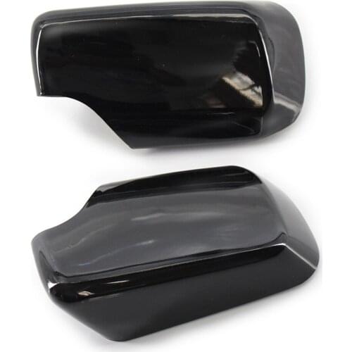 Pair For BMW E46 3 Series 98-05 Saloon/Estate Door Wing Mirror Cover Gloss Black