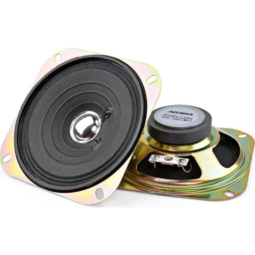 AIYIMA 2Pcs 4Inch Portable Full Range Speaker Driver 8Ohm 5W Audio Loudspeakers Column For DIY Home Sound Theater