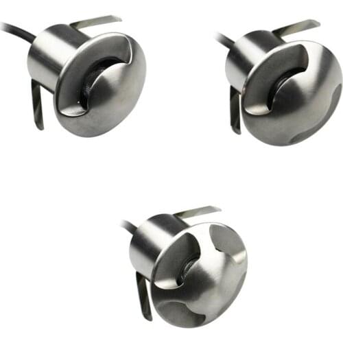 LED buried Light IP68 DC12V/AC85-265V Outdoor Waterproof Recessed Deck Light 1/2/4 side view Underground Lamp Sidewalk Lighting