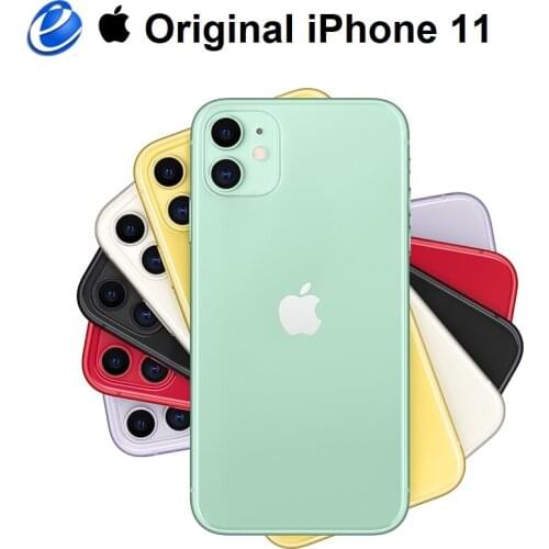 Original Apple iPhone 11 6.1" Liquid Retina Display Dual Camera A13 Bionic Chip 4G LTE IOS Smartphone