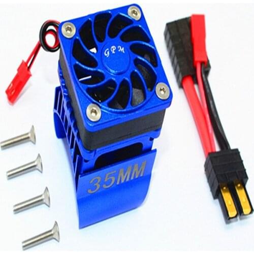 TRAXXAS TRX-4 82056-4 TRX66 aluminum alloy 35MM motor heat sink + cooling fan-set