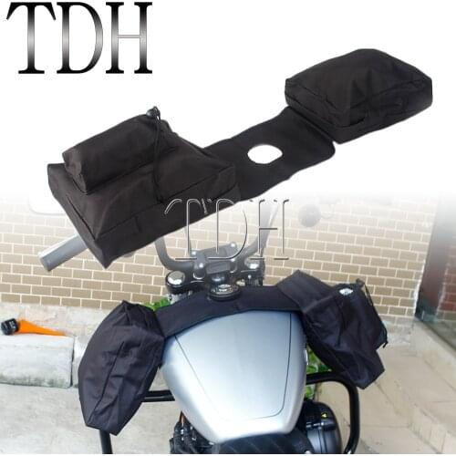 Universal Mountian Dirt Bike Luggage Storage Bags ​For Honda Suzuki Yamaha Polaris Sportsman ATV Motorcycle Gas Tank Saddlebag