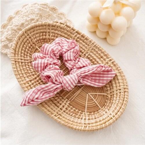 Spring and summer new chiffon cloth hair ring floral large intestine female plate hair jewelry Taobao source
