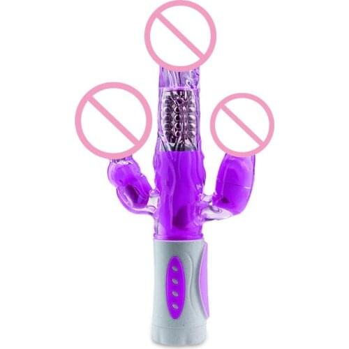 Waterproof Thrusting Women Multispeed Vibrator G-spot Stimulator Massage Sex Toy 22x3.8cm