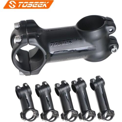 TOSEEK New Bike Stem Aluminum alloy MTB Bicycle Stem 6/17 Degree 31.8mm Mountain Road Bicycle Cycling parts Bicycle Stem