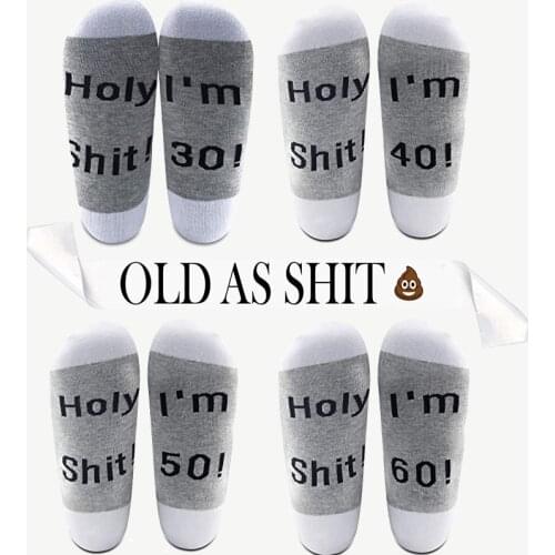 Funny 30th 40th 50th 60th Birthday party decoration present Gift wife Friend sister 30 40 50 60 years old supplies Photo props