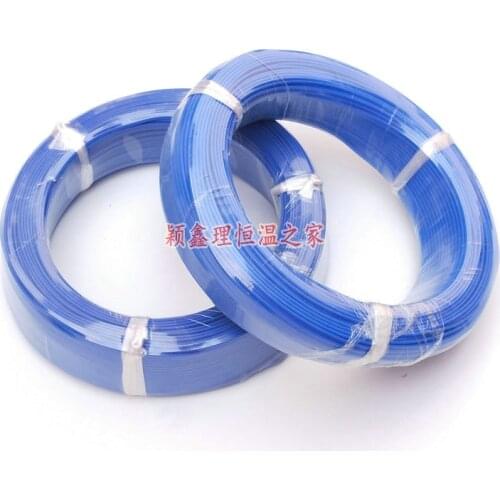 100m/roll K Type thermocouple K type temperature sensor wire THERMO-COUPLE WIRE 1/032KL-AFF (Blue temperature measurement line)