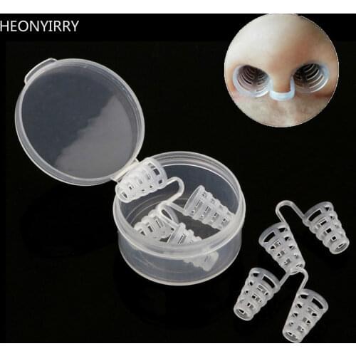 2Pcs Anti Snoring Anti Snore Nose Clip Silicone Snoring Solution Device Snore Stopper Sleeping Aid Nasal Dilators Health Care