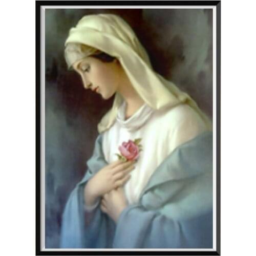 2021 New 5D crystal Round diamond painting DIY diamond painting embroidery Home Decor dimond mosaic religious for people gift