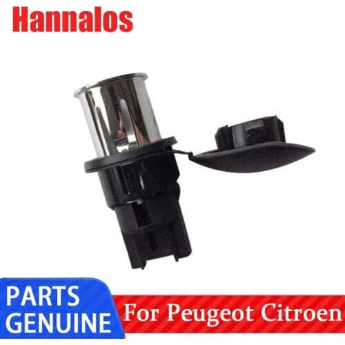 12v power interface central control car power supply black decorative cap 822766 822755 for Peugeot 307 508 207 407 Citroen C4