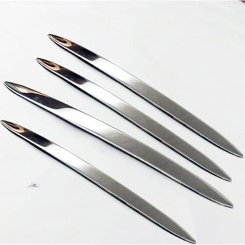 Car body front+back side Bumper corner protection trim frame stainless steel anti-rub 4pcs for Hyundai Tucson 2015 2016 2017