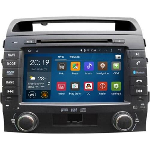 8''2Din TDA7851 Android 10 RAM4G PX5 Car DVD Radio Player multimedia GPS Navigation for Toyota Land Cruiser LC200 Audio Stereo