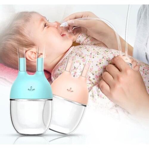 Baby Nasal Suction Aspirator Safe Nose Cleaner Sucker Vacuum Suction Nasal Mucus Runny Aspirator Flu Protection Accessories