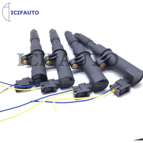 Ignition Coil With Connector For RENAULT CLIO MEGANE SCENIC LAGUNA MK ESPACE MODUS THALIA 7700107177,22448-00QAC,8200380267