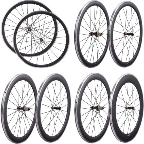 Road Bike Wheels Alloy Brake Track Novatec with Novatec AS511SB FS522SB V-brake Hub and Pillar 1432 Spokes 700C Carbon Wheels