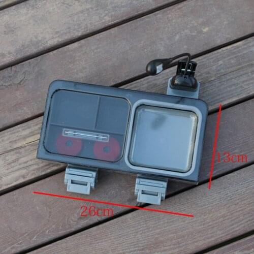 Square bait box dedicated functional magnetic pull bait plate Colorado 2 Roll coils fishing chair accessories fishing LED light