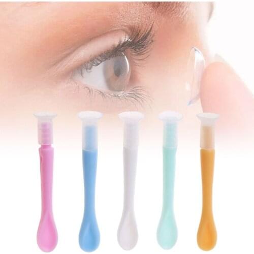 Lens Suction Cups Care Travel Stick Contact Remover Tool Tips Random Color Kit