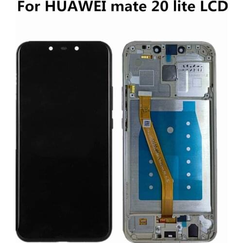 Original For 6.3" Huawei Mate 20 Lite mate 20lite LCD screen Display+Touch panel Digitizer for mate 20 lite +Frame