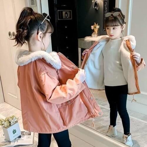 Baby Girls Coats Solid Color Hoodies Jacket For Girls Autumn Winter Sweatshirt Lovely Baby Kids Windbreaker Children Outerwea