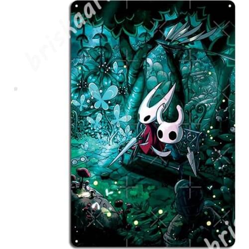 Hollow Knight Great Slash Metal Signs Cinema Living Room Printing pub Garage Plaques Tin sign Posters