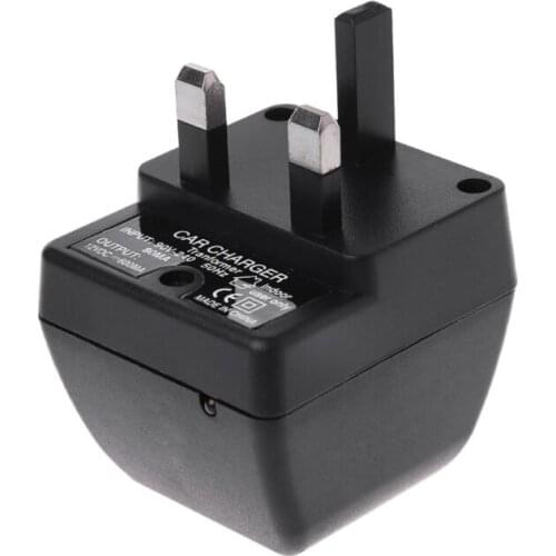 UK Plug 220V AC Power to 12V DC Car Cigarette Lighter Converter Supply Adapter E7CA