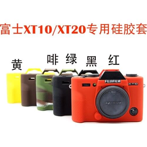 Silicone Case For Fujifilm Fuji XT10 X-T10 XT20 XT-20 Camera Bag Rubber Body Protective Cover Mirrorless System Camera