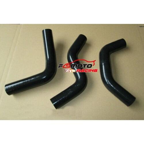 Black SILICONE RADIATOR HOSE for SUZUKI SWIFT 1.3 G13 GTI 1989-2000 90 91 92 93 94 95 96