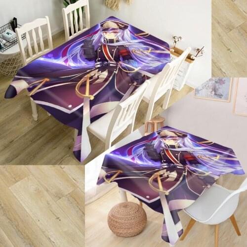 Re:CREATORS Tablecloth Waterproof Oxford Fabric Square/Rectangular Tablecloth For Wedding Table Cloth Cover TV Covers 140X250cm