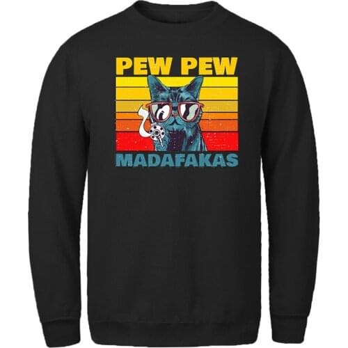 Pew Madafakas Sweatshirt For Mens Streetwear Fleece Hoody Male Outwear Hipster Pullovers Homme Winter Autumn Supoleron Hombre