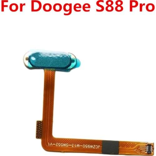 New Original Doogee S88 Pro Cell Phone Fingerprint Home Button Components Sensor Flex Cable Repair Accessories