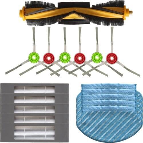 New main brush side side brush HEPA cleaning cloth for Ecovacs Deebot OZMO 950 robot vacuum cleaner accessories