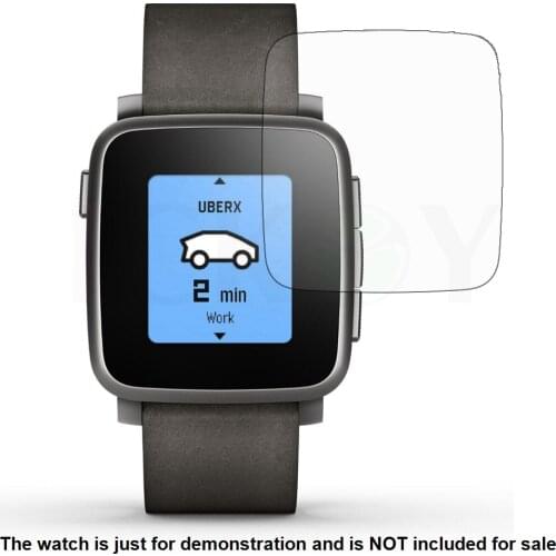 3x Clear LCD Screen Protector Guard Cover Shield Anti-Scratch Film Skin for Pebble Time Steel Accessories