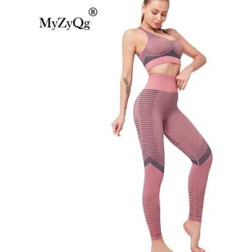 Women Yoga Sets Quick-drying Stretch Gather Sport High Waist Fitness Suits Clothes Tracksuit Gym Running Sportswear Bra Leggings