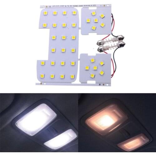 1PCS/Set Car Reading Lights Compartment Bulb High Bright Dome Lamps LED Interior Suitable For KIA RIO K2 2006-2017 6000K 800LM