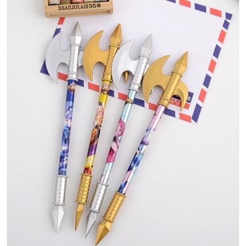 1 Pcs New Creative Fashion Ax Shape 0.5mmgel Pen Student Learning Rewards Gift School Office Signing Pen Stationery Supplies