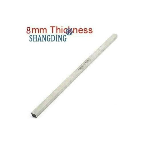 1pc Turning Parting Milling Mini Lathe HSS Tool Bit Gray 8mm Thickness x40/45/50/60mm x200mm Length