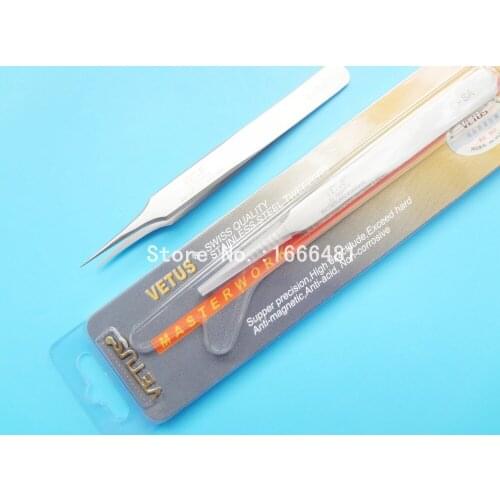 10 pcs/lot Individual Eyelash Extension Tweezers Lashes Vetus Tweezer