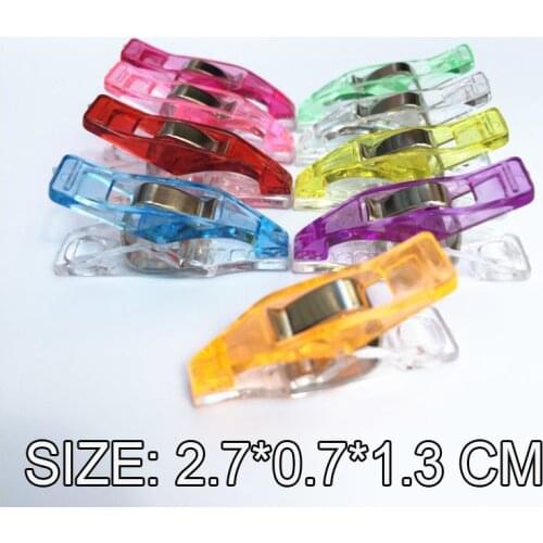 10 Pcs Mixed Plastic Needle Clips Holder For DIY Patchwork Fabric Craft Sewing Knitting Clips DIY Sewing Accessories