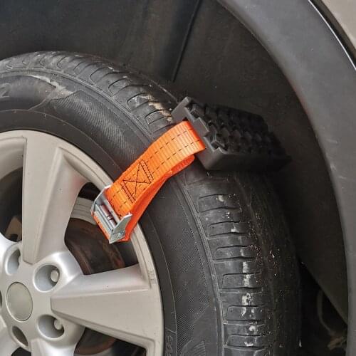 2PCS Car Tire Traction Blocks Snow Mud Sand Traction Mats for SUV Sedan for Car Truck SUV STV UTV Car Durable Anti-Skid