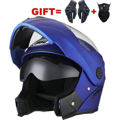 2020 Professional Flip up Racing Motorcycle Helmet Modular Dual Lens Full Face Helmets Casco Capacete Casque Moto S M L