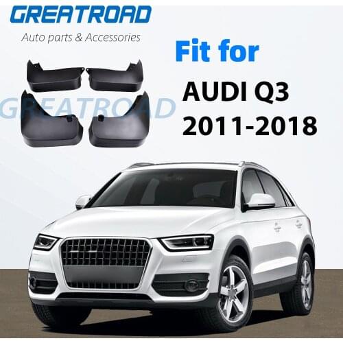 4 PCS Front Rear Car Mudflaps for Audi Q3 8U 2011-2018 Fender Mud Flap Guard Splash Flaps Mudguards Accessories 2012 13 14 15 16