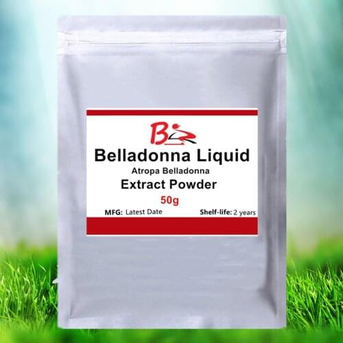 50-1000g Natural Belladonna Liquid Extract Powder,Atropa belladonna extract,with Hyoscyamine,Atropine,Scopolamine,Belladonin